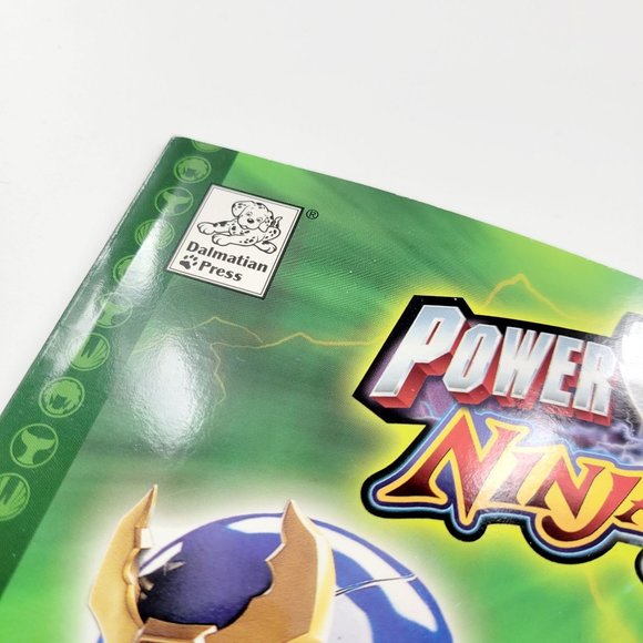 Vintage 2003 Power Rangers Ninja Storm: Thunderstorm Watch Kids Book Y2K - Picture 2 of 11